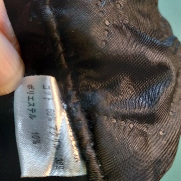 Corduroy Faux Fur Winter Aviator Hat Countrycore Grandpacore Vintage Style - Picture 6 of 7